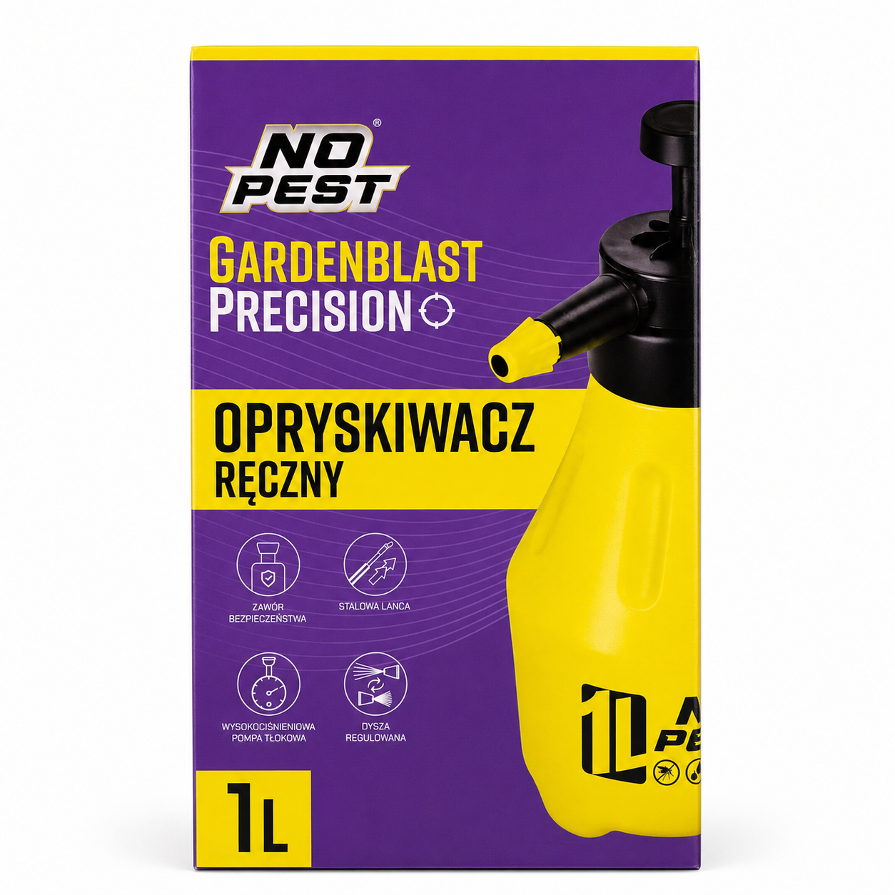 Opryskiwacz No Pest GardenBlast Precision 1 l Opryskiwacz ciśnieniowy No Pest GardenBlast Precision 1 l