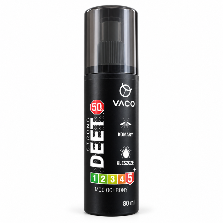 VACO Strong DEET 50% spray na komary, kleszcze i meszki 80 ml