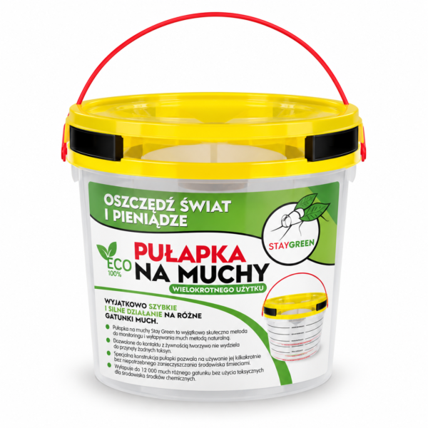 STAYGREEN pułapka na muchy wielokrotnego użytku 3,35 l