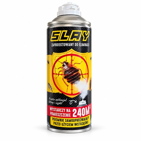 SLAY Bomb 400 ml – aerozol samoopróżniający do zwalczania pluskiew